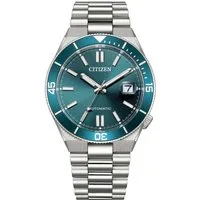 Citizen Automatikuhr Tsuyosa Shore NJ0231-56L, Armbanduhr, Damenuhr, Herrenuhr, Mechanische Uhr, Edelstahlarmband