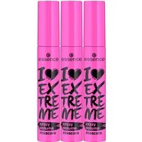 Essence Mascara I LOVE EXTREME crazy volume mascara, 3-tlg., mit cremiger Textur