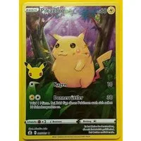 The Pokémon Company International Sammelkarte Pokemon Karte 25th Jubiläum ULTRA RARE FULLART - Pikachu E05/25