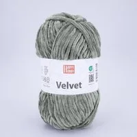 Gründl Happy Hobby Wolle Velvet 100 g dunkelgrau Häkelwolle