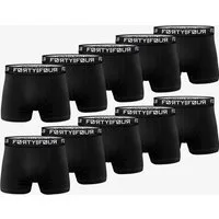 FortyFour Boxershorts Herren Männer Unterhosen Baumwolle Premium Qualität perfekte Passform (Spar Pack, 10er Pack) S - 7XL