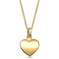 Elli Kette mit Anhänger Herz Filigran Klassisch Schmuck Geschenk 925 Silber