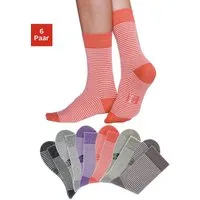 H.I.S Socken (Packung, 6-Paar) mit druckfreiem Bündchen