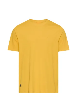 camel active - fleXXXactive® T-Shirt mit Rundhalsausschnitt sun yellow - Gr. - XL