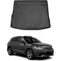 OMAC Kofferraummatte Kofferraumwanne für VW Tiguan 2016-2025 5 Sitze Gummi TPE (1 St), für VW Tiguan 2016-2025 5 Sitze VW Tiguan 2016-2025 5 Sitze, Einfache Installation,Antirutsch,Leicht zu reinigen,Leichtgewicht