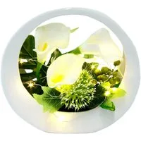 Kunstblume Calla, OTTO home, Höhe 20 cm, im Keramiktopf, mit LED-Beleuchtung