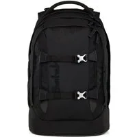 Satch Schulranzen Schulrucksack PACK Nordic Black (1 Stück), ergonomisch, Your-Size-System: auf Körpergröße anpassbar