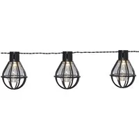 STAR TRADING LED-Lichterkette Cage, 8-flammig, ca. 2,8 m + 5 m Zuleitung, mit Trafo, outdoor, Vierfarb-Karton