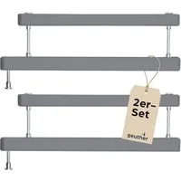 Geuther Türschutzgitter Zusatzklemmen 0036ZK+ für Treppengeländer (2 St) (2 St), Zusatzklemmen zur Montage am Treppengeländer