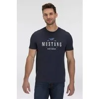 MUSTANG T-Shirt Style Alex C Print Regular Fit, Kurzarm-Design, Casual Stil