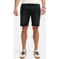 Indicode Jeansshorts Herren INMCFly Jeans Shorts Herrenshorts stretchy Denim-Shorts mit crushed washing