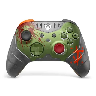 Microsoft Xbox Series X Wireless Controller [Doom: The Dark Ages Limited Edition] grün/grau/rot