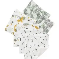vertbaudet Waschlappen Waschbare Stofftücher, 6er-Pack