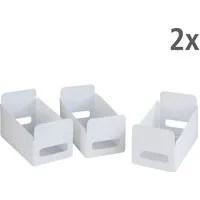 WENKO Organizer Universal (Set, 6 St), Aufbewahrungsboxen für Küche und Haushalt, faltbar, Kunststoff