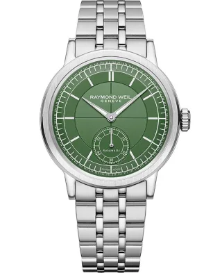 Raymond Weil Millesime Silber Herren Armbanduhr 2930-ST-52001