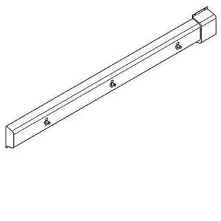 KWC Aquarotter Armatureneinheit, Edst., W.-Mont., 3 Waschplätze, 1840 mm, Wasser hi. re, 2030071519 2030071519