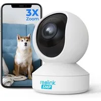 Reolink Überwachungskamera E1-Zoom 5MP PTZ WLAN IP (Innenbereich, 3X Optischem Zoom, 2,4/5,0 GHz WiFi, 12m IR-Nachtsicht, 2-Wege-Audio)