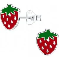 ALEXANDER YORK Paar Ohrstecker ERDBEERE, 2-tlg., 925 Sterling Silber