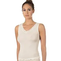 Nina Von C. Thermounterhemd Damen Achseltop Wool Silk (Stück, 1-St) -