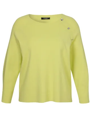 Frapp - Pullover Rundhals 1/1 Arm limeade - Gr. - 48