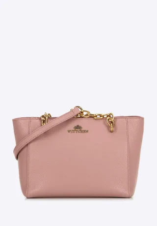Wittchen Damen-Schultertasche aus rosa Leder