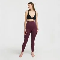 cfab Shapingleggings Seamless Shaping Leggings-Burgundy-XL (1-tlg)