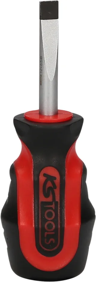 KS Tools ERGOTORQUEplus Schlitz-Schraubendreher, kurz - 159.1123