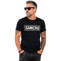 coole-fun-t-shirts Print-Shirt Sons of Anarchy SAMCRO T-Shirt Schwarz Herren S–4XL SAMCRO Sons of Anarchy T-Shirt black