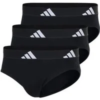 adidas Sportswear Slip Active Flex Cotton (3er Pack) elastisch, Logo-Bund, scheuerfreies Tragegefühl, ohne Eingriff