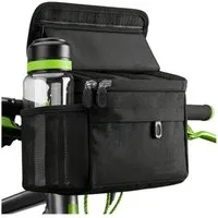 Trizand Fahrradtasche Fahrrad-Handyhalterung Lenkertasche (Spar-Set, 1-tlg., wasserdicht), werkzeuglose, schnelle und wackelfreie Befestigung