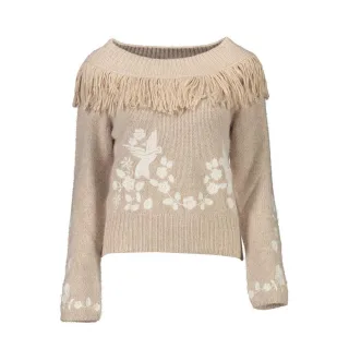 Blugirl Beiger Viskose Damenpullover