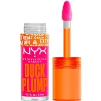 NYX PROFESSIONAL MAKEUP Lipgloss DUCK PLUMP LIP LACQUER, sofortiger Schmollmund-Effekt dank Kollagenpeptiden