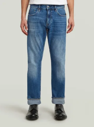 G-STAR 5-Pocket-Jeans "Mosa Straight Selvedge Jeans"