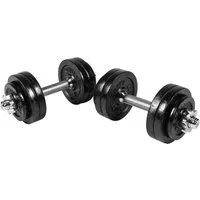 GORILLA SPORTS Kurzhantel Kurzhantelset Gusseisen 30 kg
