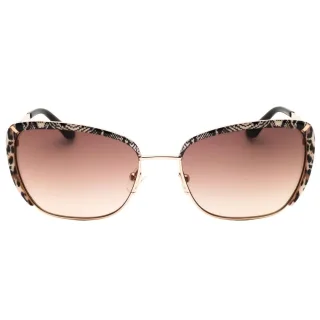 Glänzende Roségoldene Sonnenbrille Von Guess
