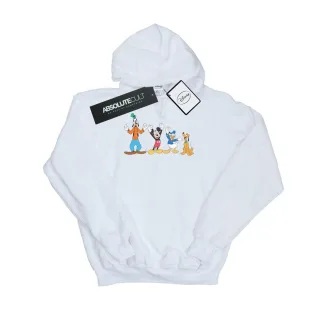 Disney Herren Mickey Mouse Friends Hoodie (Weiß)