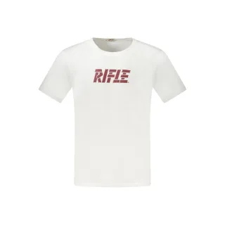 Rifle Bianco Baumwoll-Herren T-Shirt