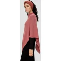 s.Oliver Poncho Indoor-Poncho Poncho aus Viskose-Baumwoll-Mix