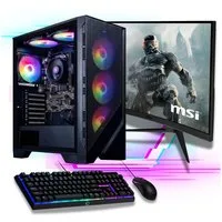 Meinpc AMD Ryzen 7 Set PC-Set (27,00 Zoll, AMD Ryzen 7 5700G, Radeon Vega, 32 GB RAM, 500 GB SSD, Gaming, Gamer, Windows 11 Pro)