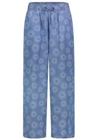 Authentic Style - RE9CIGxhbmdlIEhvc2U= middle blue denim/bleach print - Gr. - XS