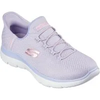 Skechers SUMMITS-DIAMOND DREAM Slip-On Sneaker Schlupfschuh, Freizeitschuh mit praktischer Slip-Ins Funktion