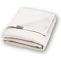 Wohndecke Musselin Sommerdecke für warme Nächte - aus 100% Bio Baumwolle, hutch&putch, die perfekte leichte Decke für den Sommer - Handmade in Germany