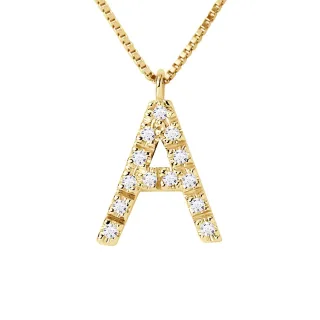 DIADEMA - Halskette mit Diamanten - A - Gelbgold - Chaine Véntienne