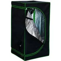 Feel2Home Gewächshaus Growbox Indoor Gewächshaus Pflanzenzelt Zucht Growroom versch. Größen, Stück, 99,9 % lichtundurchlässig
