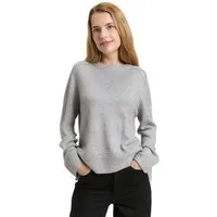 TOM TAILOR Rundhalspullover mit Rippbündchen
