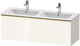 Duravit D-Neo Waschtischunterbau wandhängend Weiß Hochglanz 1280x462x440 mm - DE4265034220000 DE4265034220000