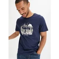 bonprix T-Shirt Regular Fit, Kurzarm-Design, aus reiner Baumwolle