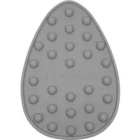 Semplix Bügeleisenunterlage - Mini aus Silikon grau 10,5 x 15,5 cm