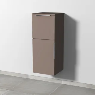 Sanipa 3way Mittelschrank mit 1 Tür und 1 Auszug, Taupe-Matt, UP1261T UP1261T