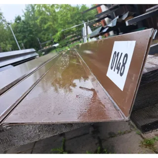 Wandanschluss | 3,20 m Länge | Sepiabraun ( RAL 8014 )